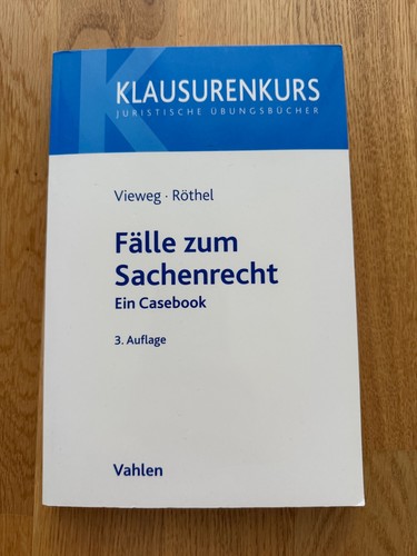 Fälle zum sachenrecht - zum,