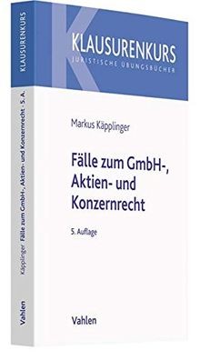 Fälle zum gmbh - fälle, aktien-
