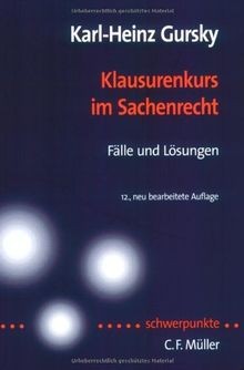 Klausurenkurs sachenrecht - klausurenkurs,