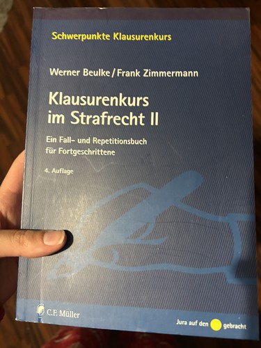Klausurenkurs strafrecht ii - strafrecht,