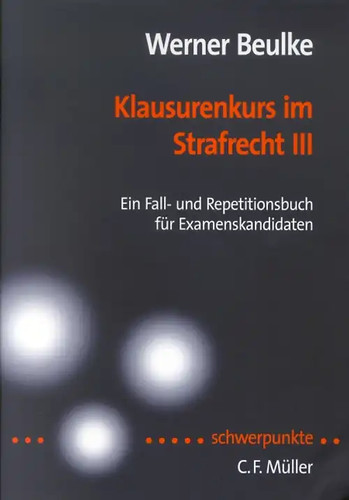Klausurenkurs strafrecht - klausurenkurs, im