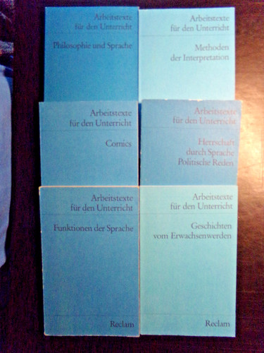 Reclam arbeitstexte für den - reclam,