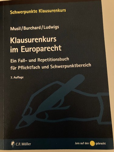 Klausurenkurs europarecht - klausurenkurs, im