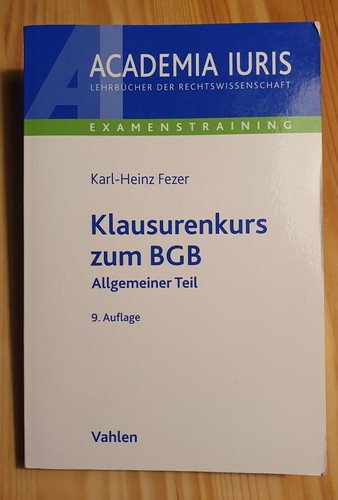 Klausurenkurs zum bgb - klausurenkurs,